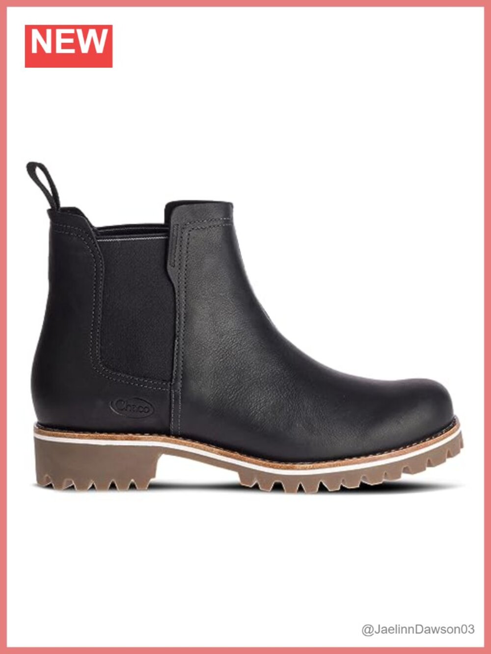 Chaco Women's Waterproof Chelsea Boots Leather Gold-Rated Pull-On